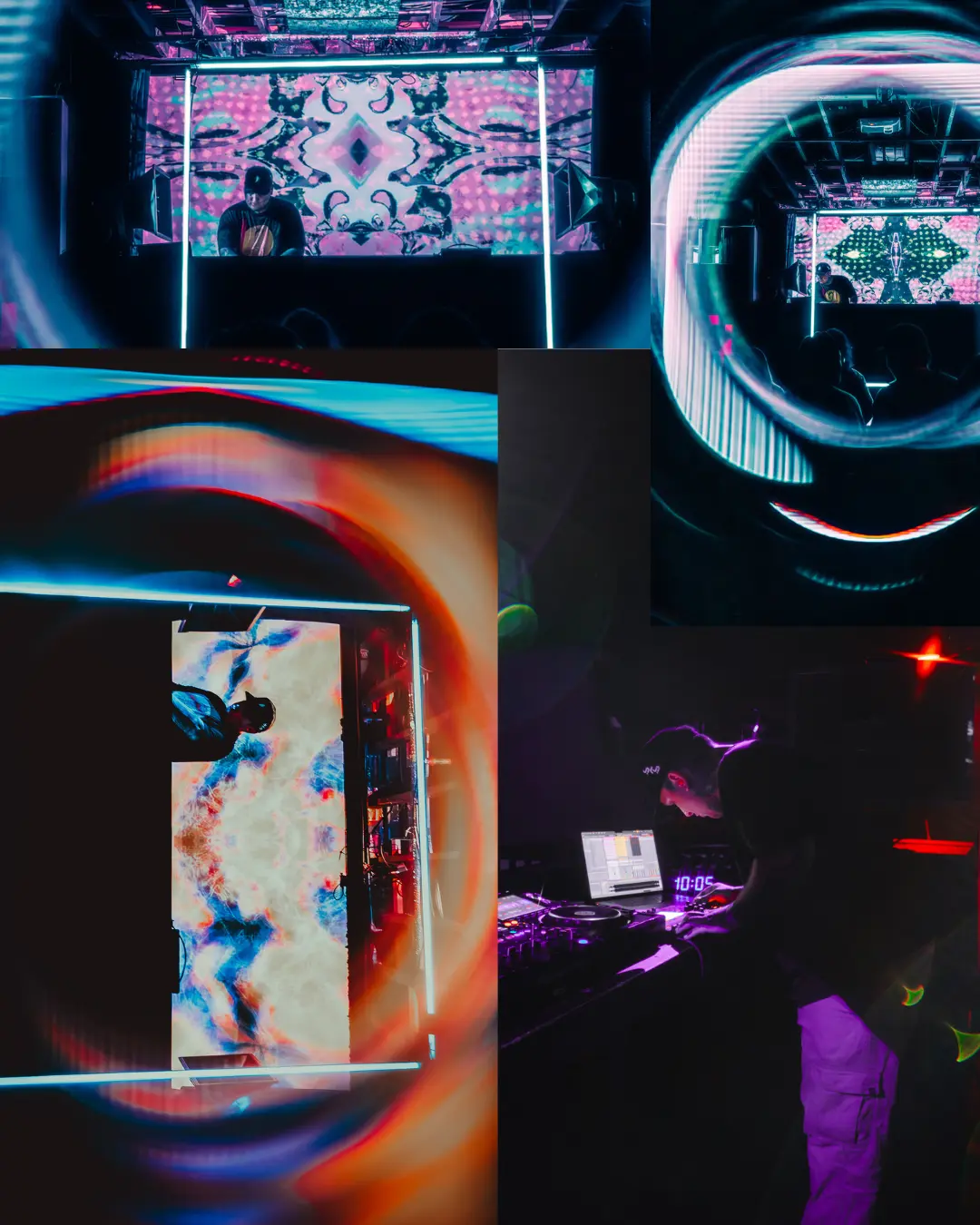 Be Right Back performing a live electronic music set